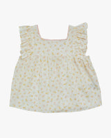 Clelia Top Printed Plumetis
