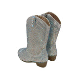 Silver Crystal Cowgirl Boots