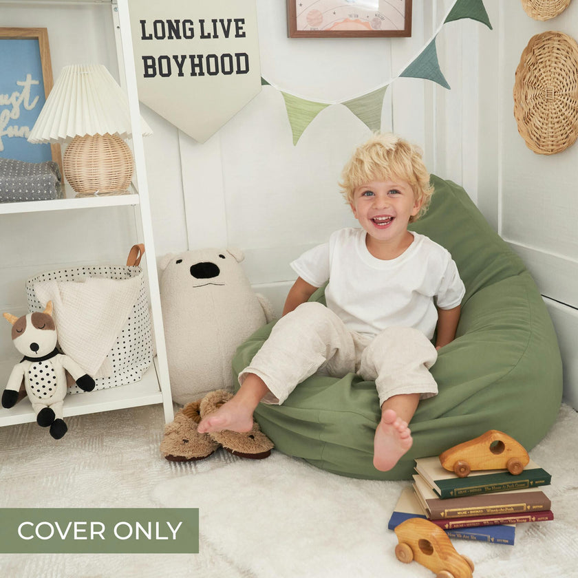 ZICOTO Comfy Bean Bag Chair for Kids - Cozy & Stylish Bean Bag Cover for a Soft Lounger - Durable & Lightweight Bean Bag Chair for Toddlers, Boys & Girls