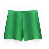 Girls Booty Shorts in Green Ombre