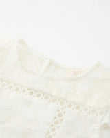 Alisha Frill Embroidered Mini Dress (Baby)