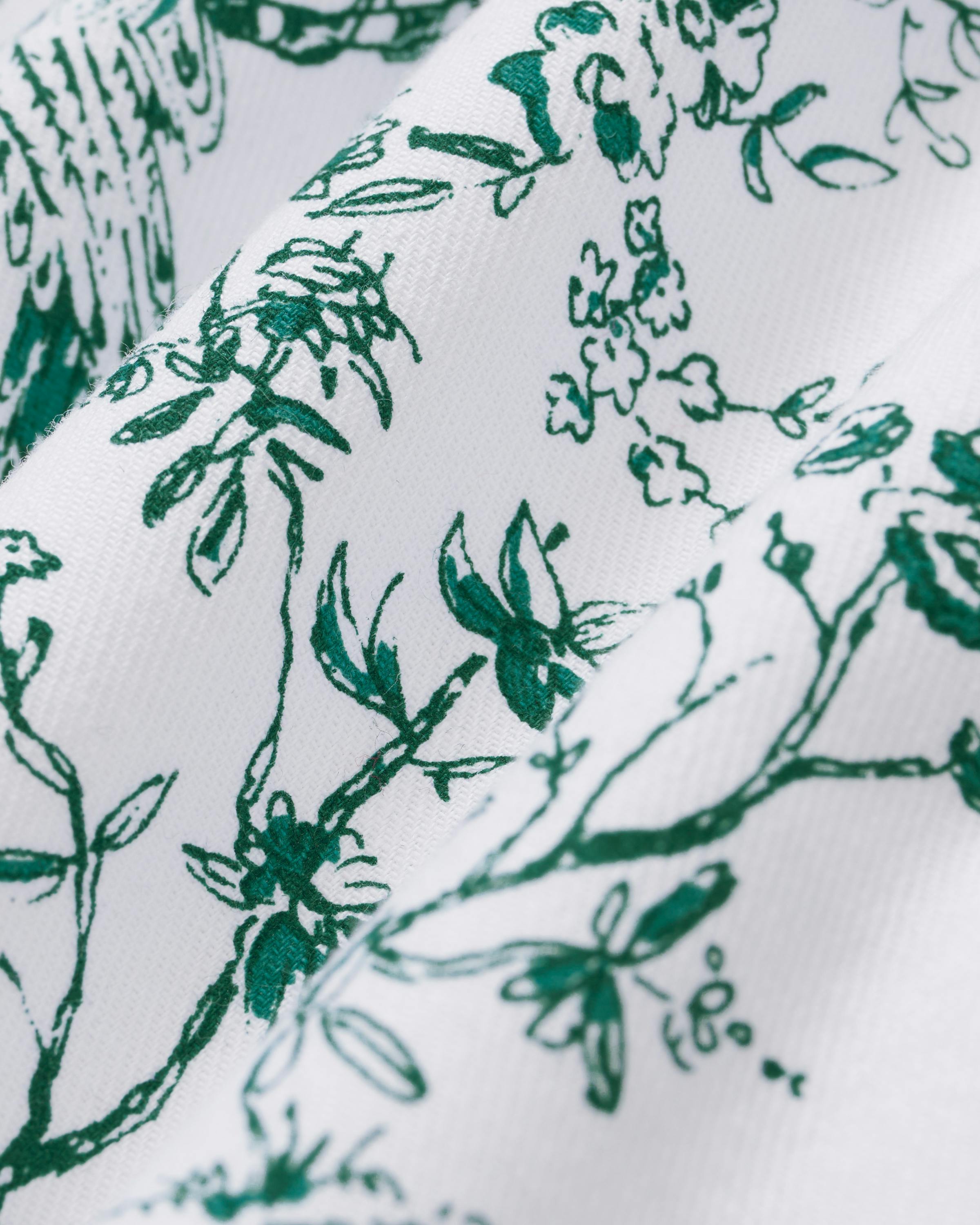 Baby's Twill Sabine Romper in Evergreen Timeless Toile