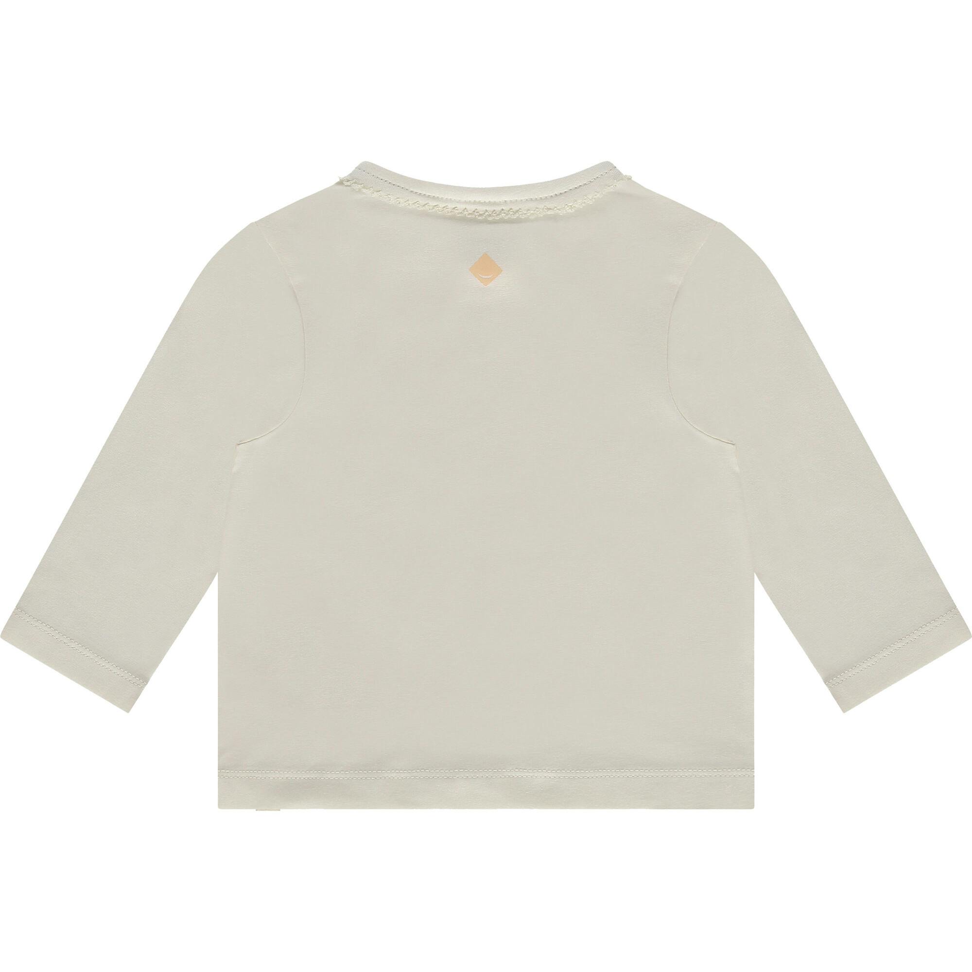 Flowers Print Round Neck Long Sleeve T-Shirt