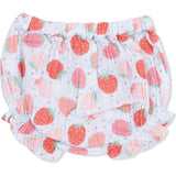 Strawberry Bliss - Ruffle Back Top & Bloomer