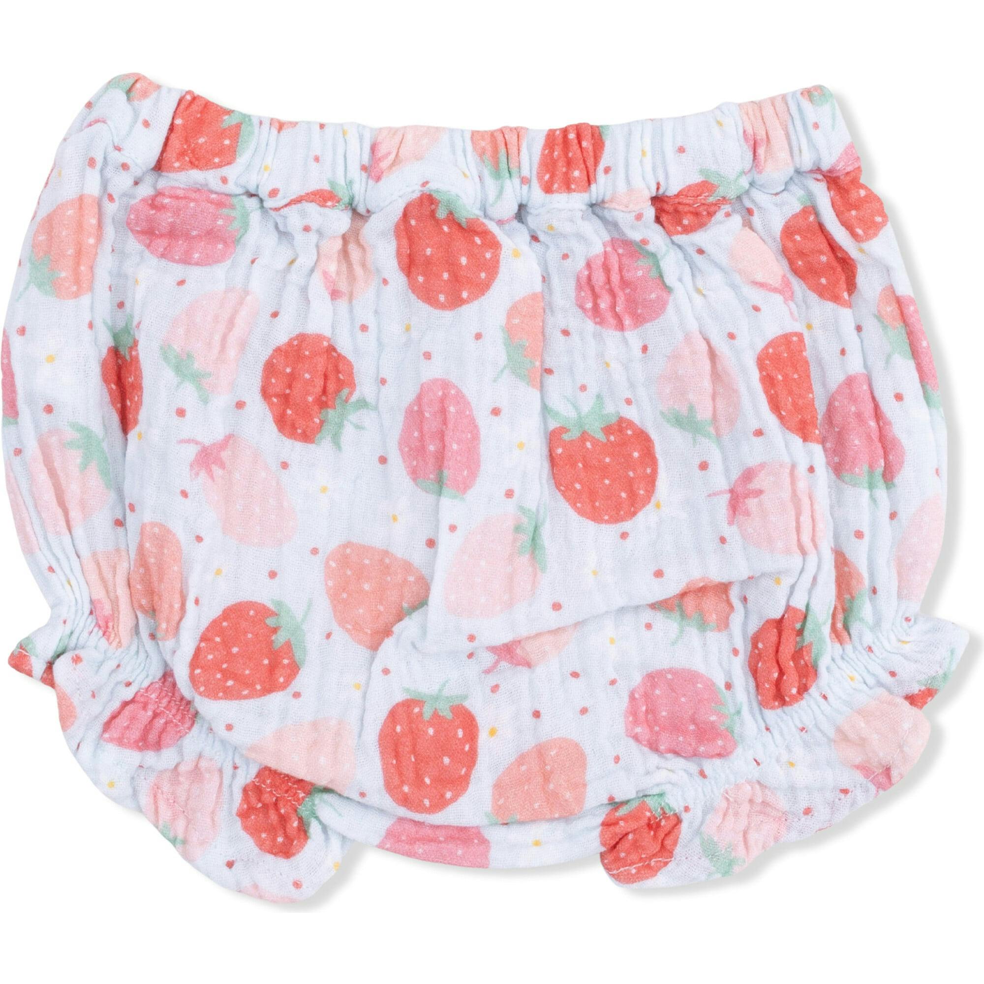 Strawberry Bliss - Ruffle Back Top & Bloomer