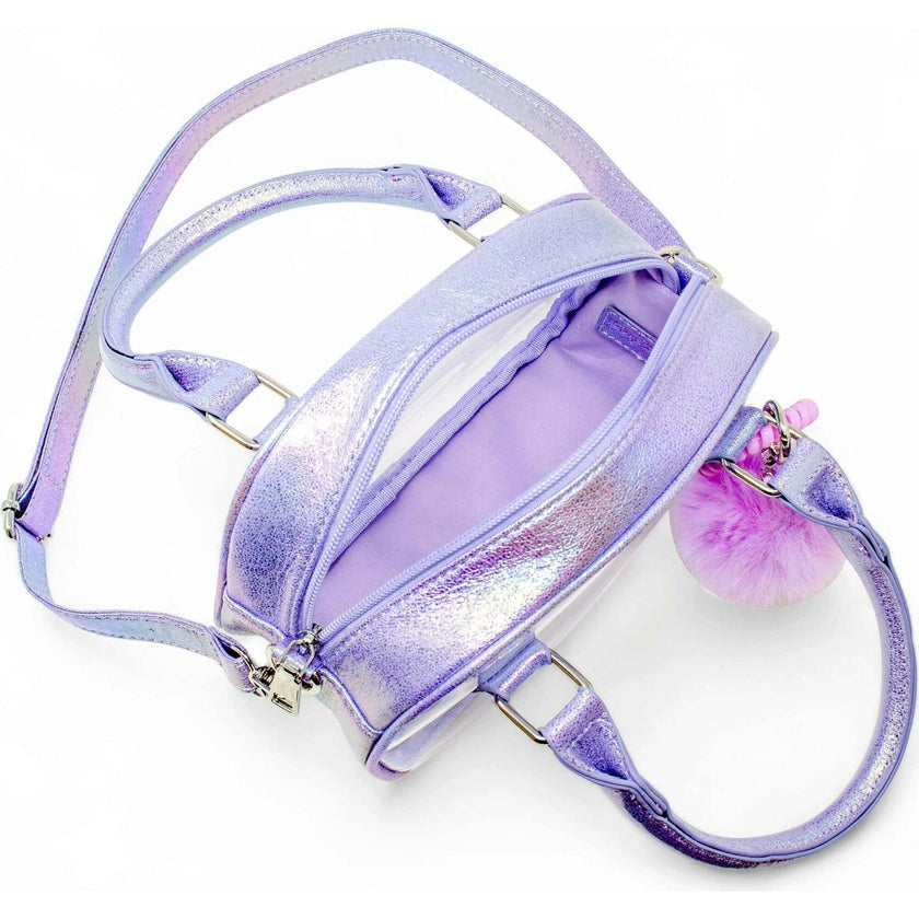 Girl's Game Day Glam Clear Crossbody Handbag
