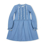 Organic Ruffle Bodice Sweater Dress