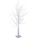 4-Foot Winter white Twig Tree with 500 Warm White Lights