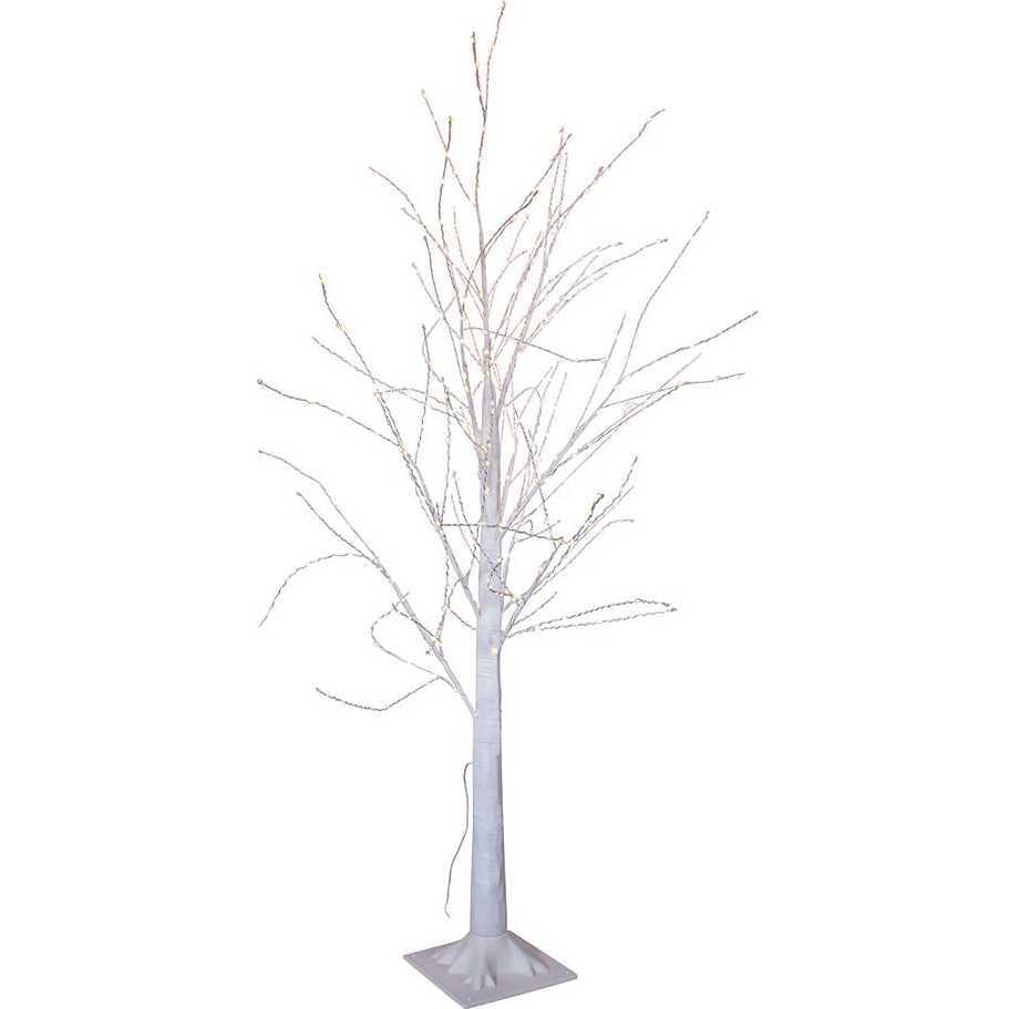 4-Foot Winter white Twig Tree with 500 Warm White Lights