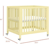 Rolli All-Stages® Midi Crib Conversion Kit in Pale Yellow