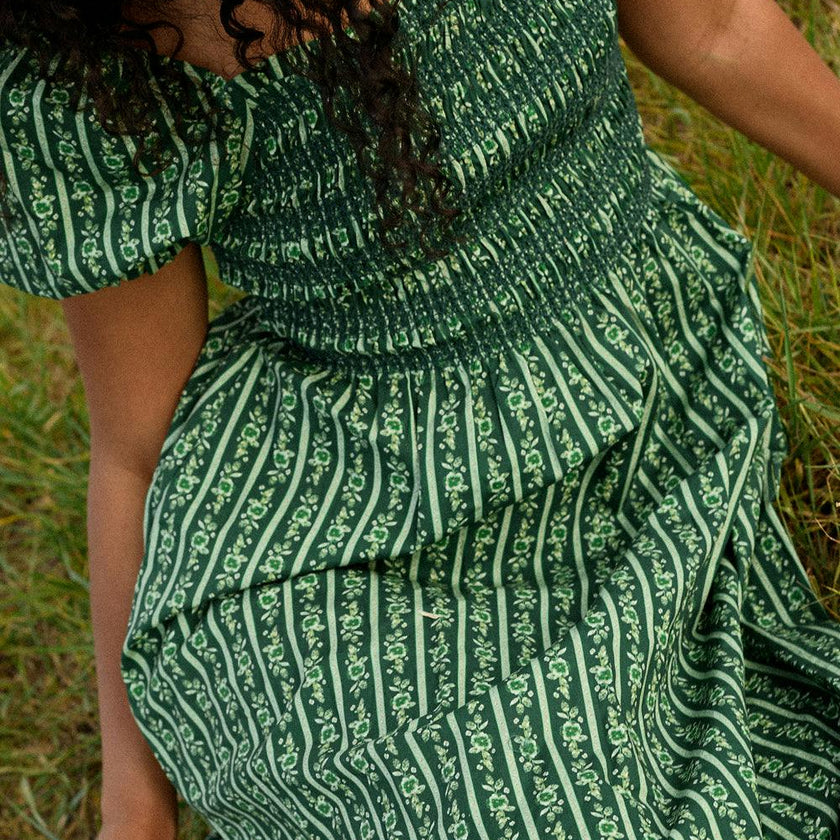 Sunday Best Dress in Pine Felicity Floral