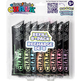 Alex: Crazy Cool Chalk - Refill 8 Pack - 8 Different Color Chalk Pks
