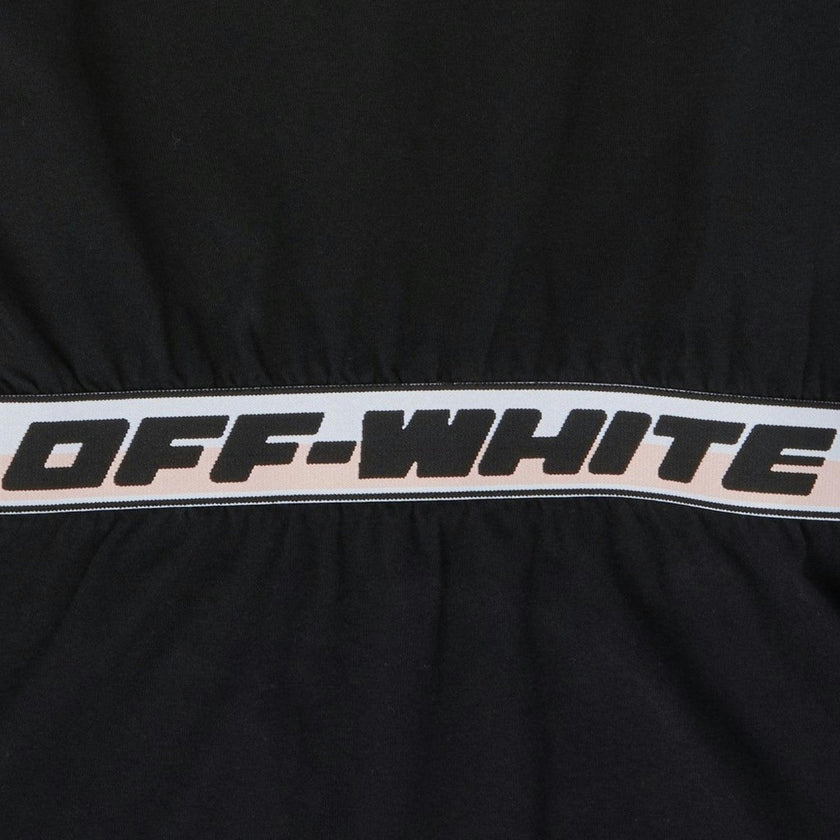 Black Logo Band Dress