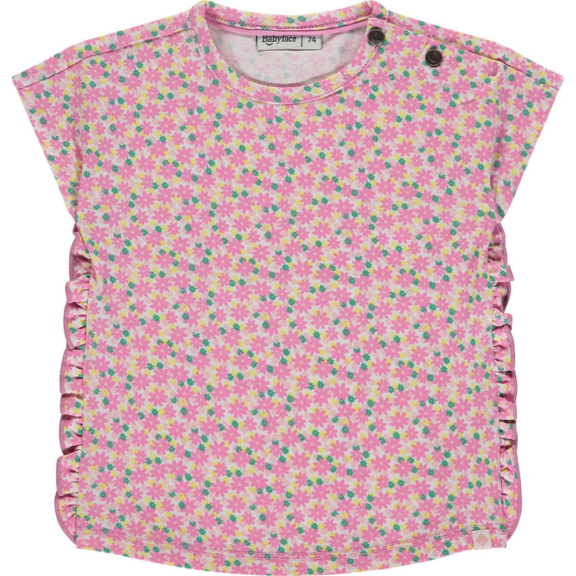 Ruffle Floral T-Shirt