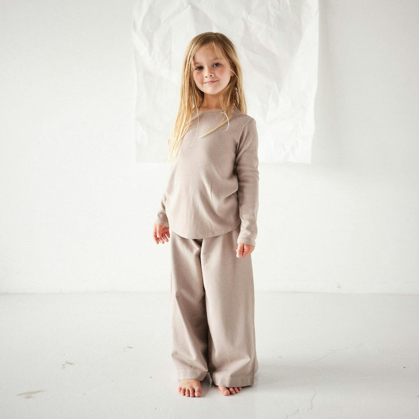 Rib Long Sleeve Top