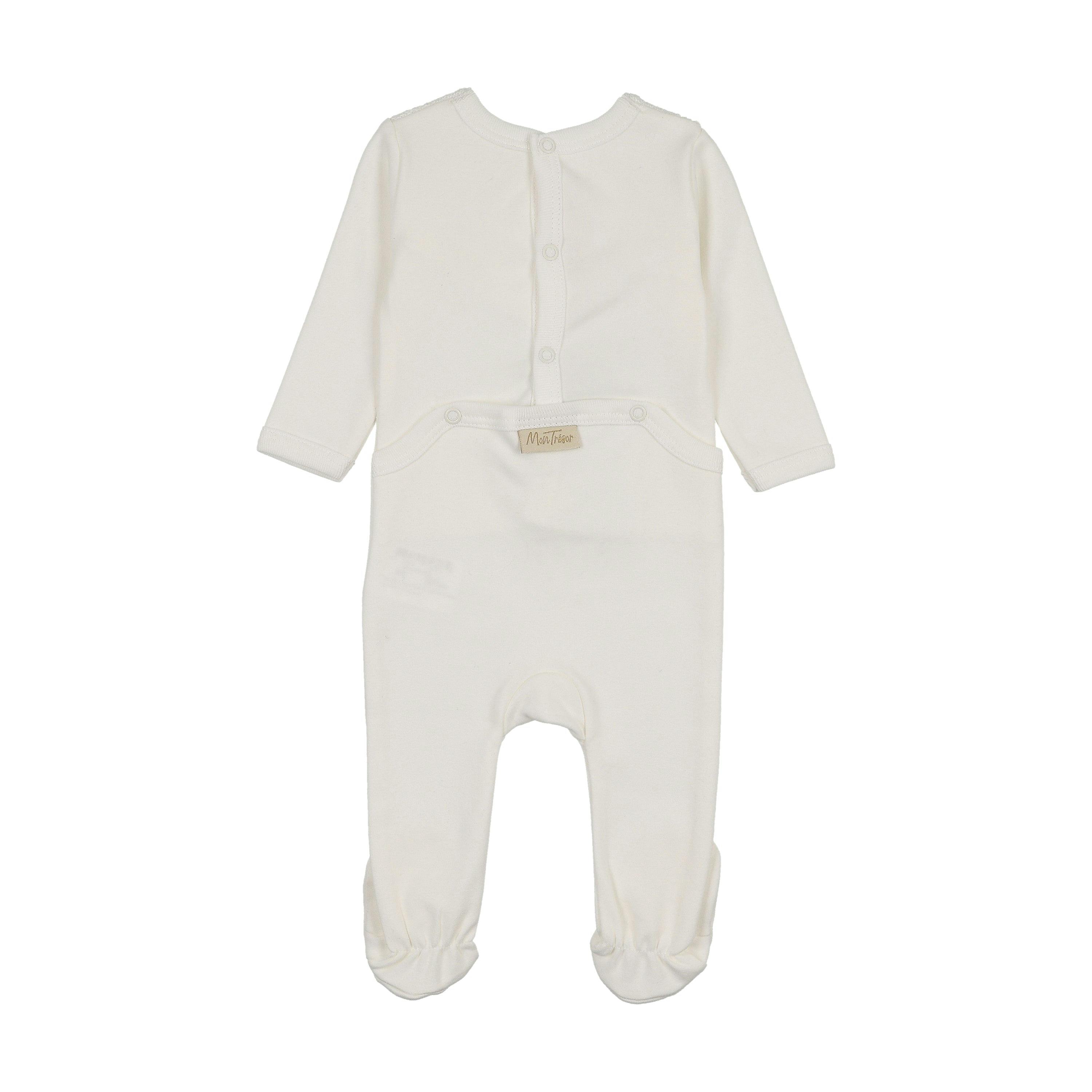 V-Knit Henley Layette Set