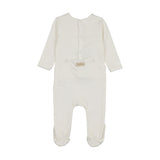 V-Knit Henley Footie & Hat Set