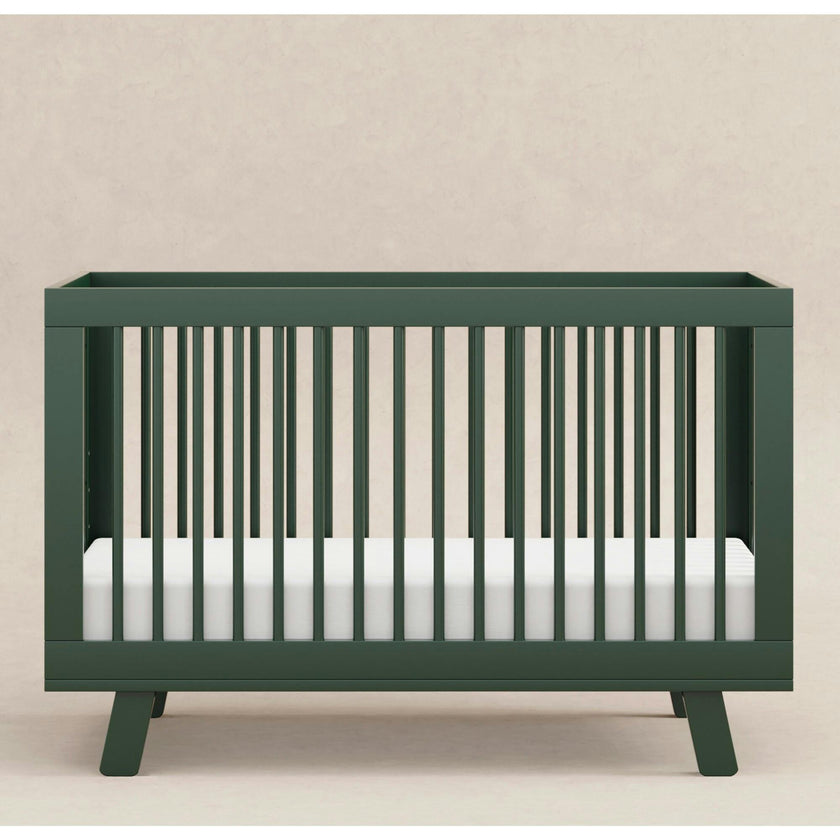 Hudson 3-In-1 Convertible Crib With Toddler Bed Conversion Kit In