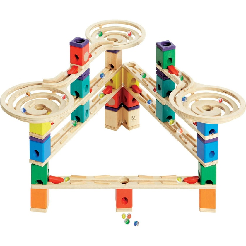 Quadrilla Wooden Marble Run DIY Construction