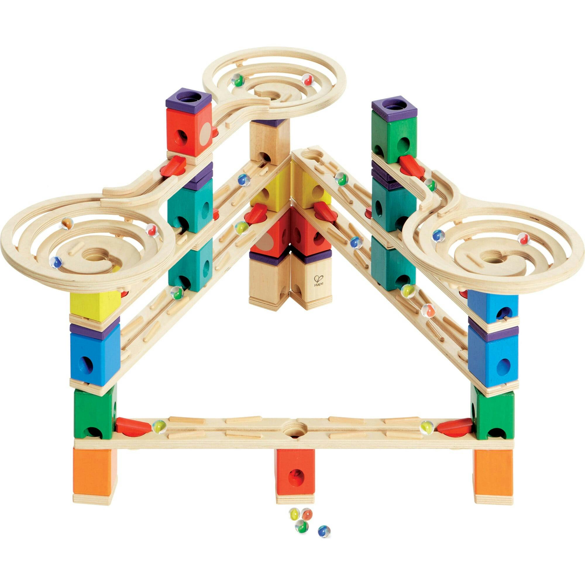Quadrilla Wooden Marble Run DIY Construction