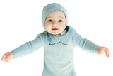 Rib Knit Stretchie and Bonnet