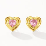 RETRO HEART EARRINGS