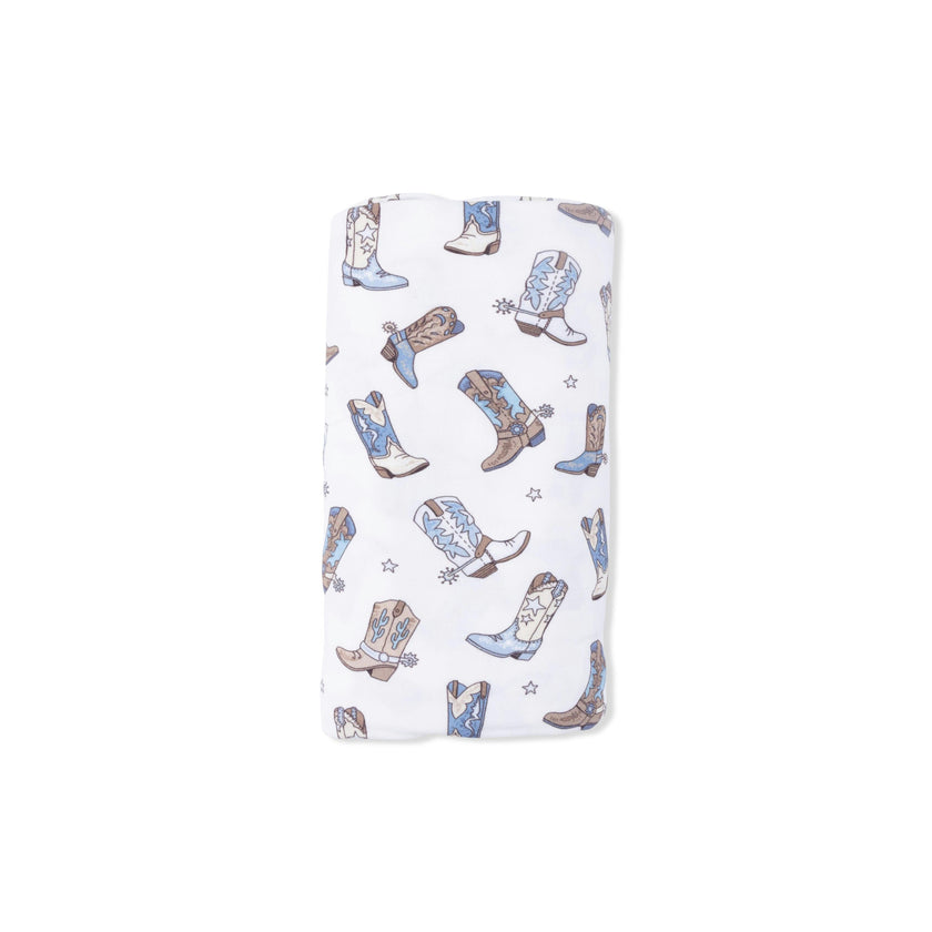 Cowboy Boots - Swaddle Blanket