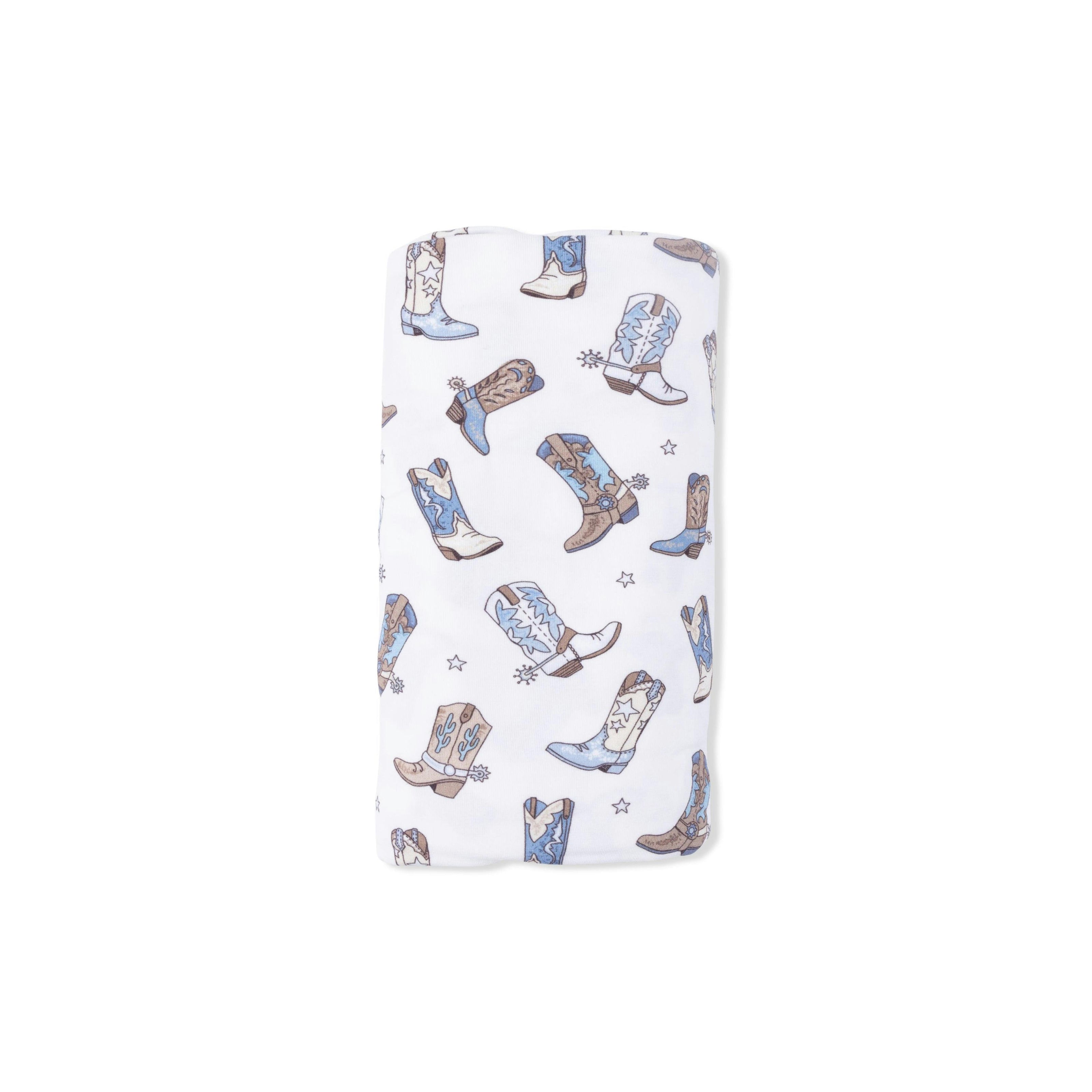Cowboy Boots - Swaddle Blanket