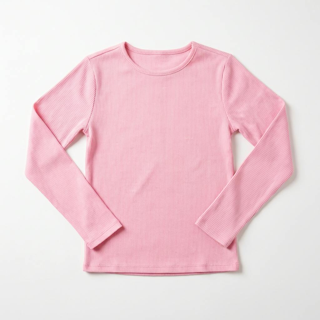 Girls Ribbed T-Shirt