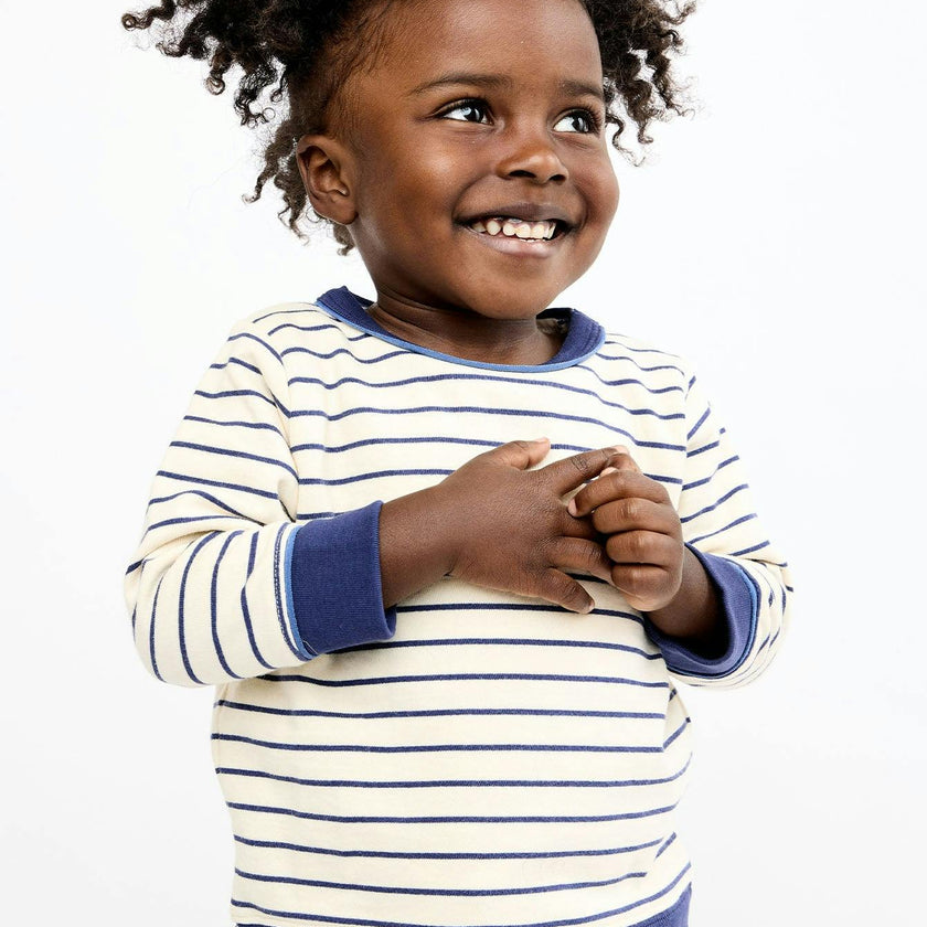 Remy Sweatshirt, Navy French Stripe