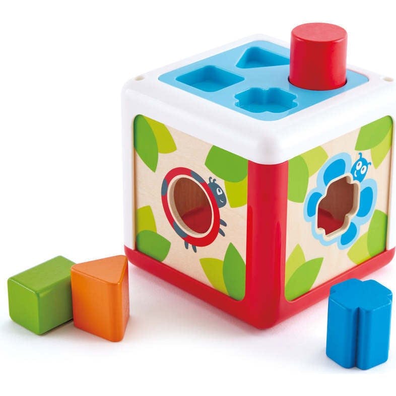 Hape: Shape Sorting Box - Wooden Toy Cube