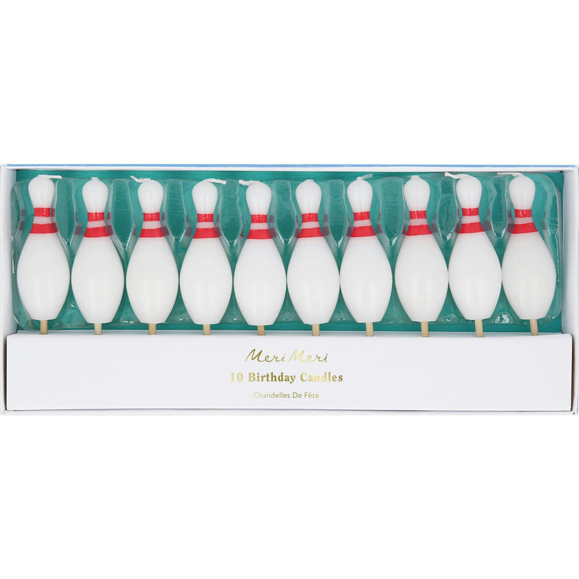 Bowling Pin Candles