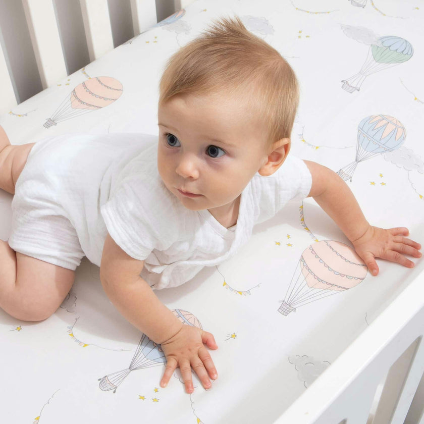 Touch The Sky Crib Sheet