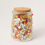 Yes, Beach! Gold Toned Alphabet Bead DIY Jar