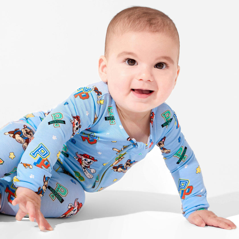 PAW Patrol: Varsity Blue Bamboo Convertible Footie