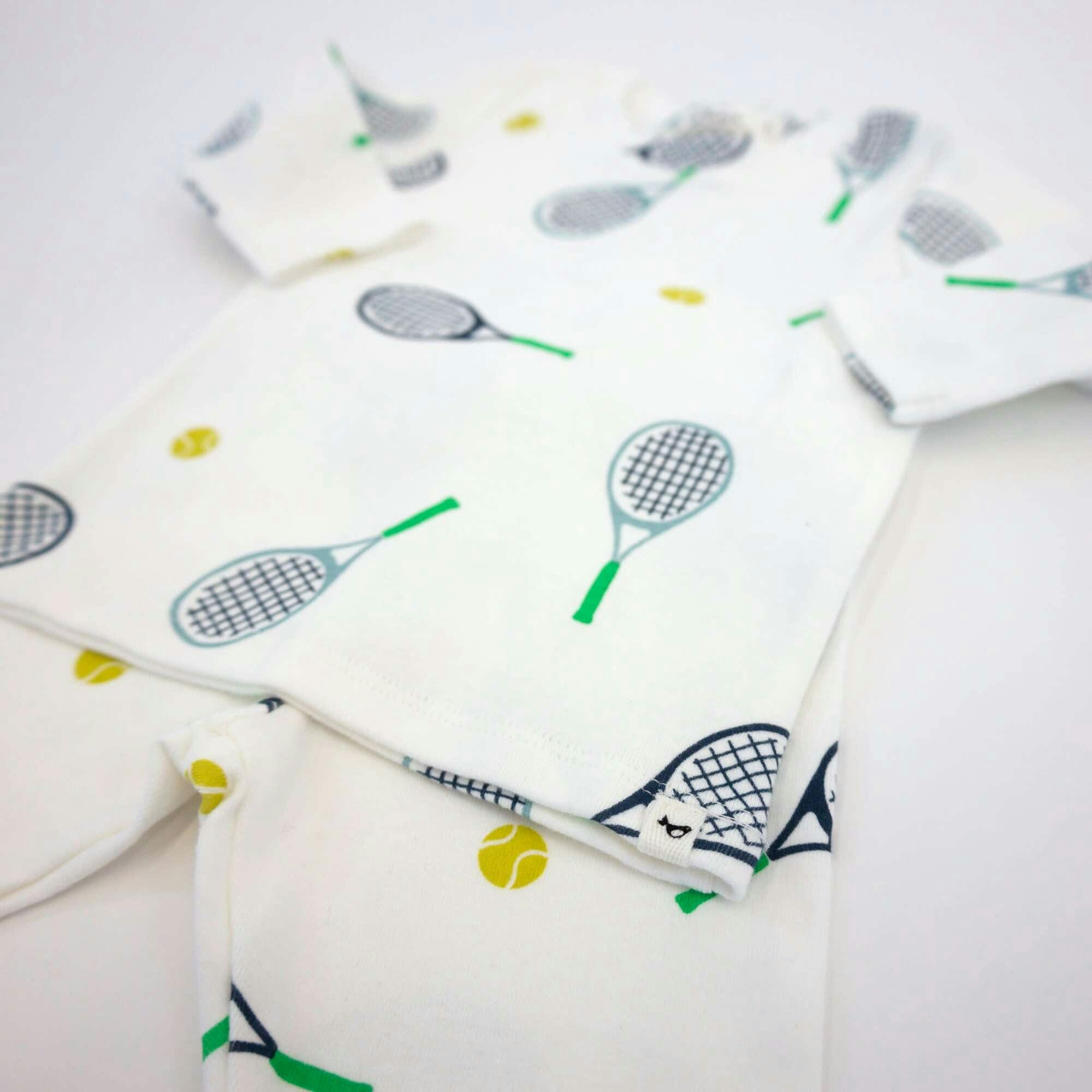 Tennis Print Two Piece Set