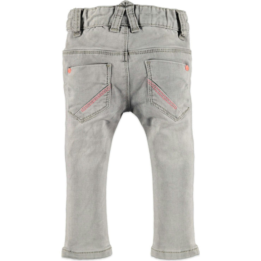 Side Embroidered Denim