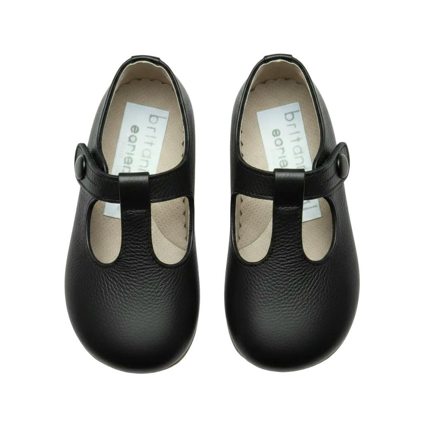 Alex British Pre-Walker Baby Shoes - Black