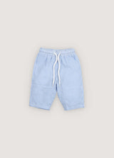 Almond Baby Pant Vista Blue Seersucker Stripes