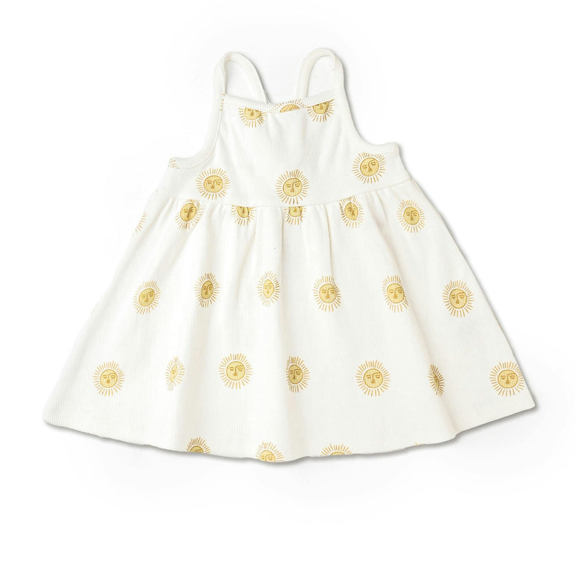 Organic Tie Back Strap Dress