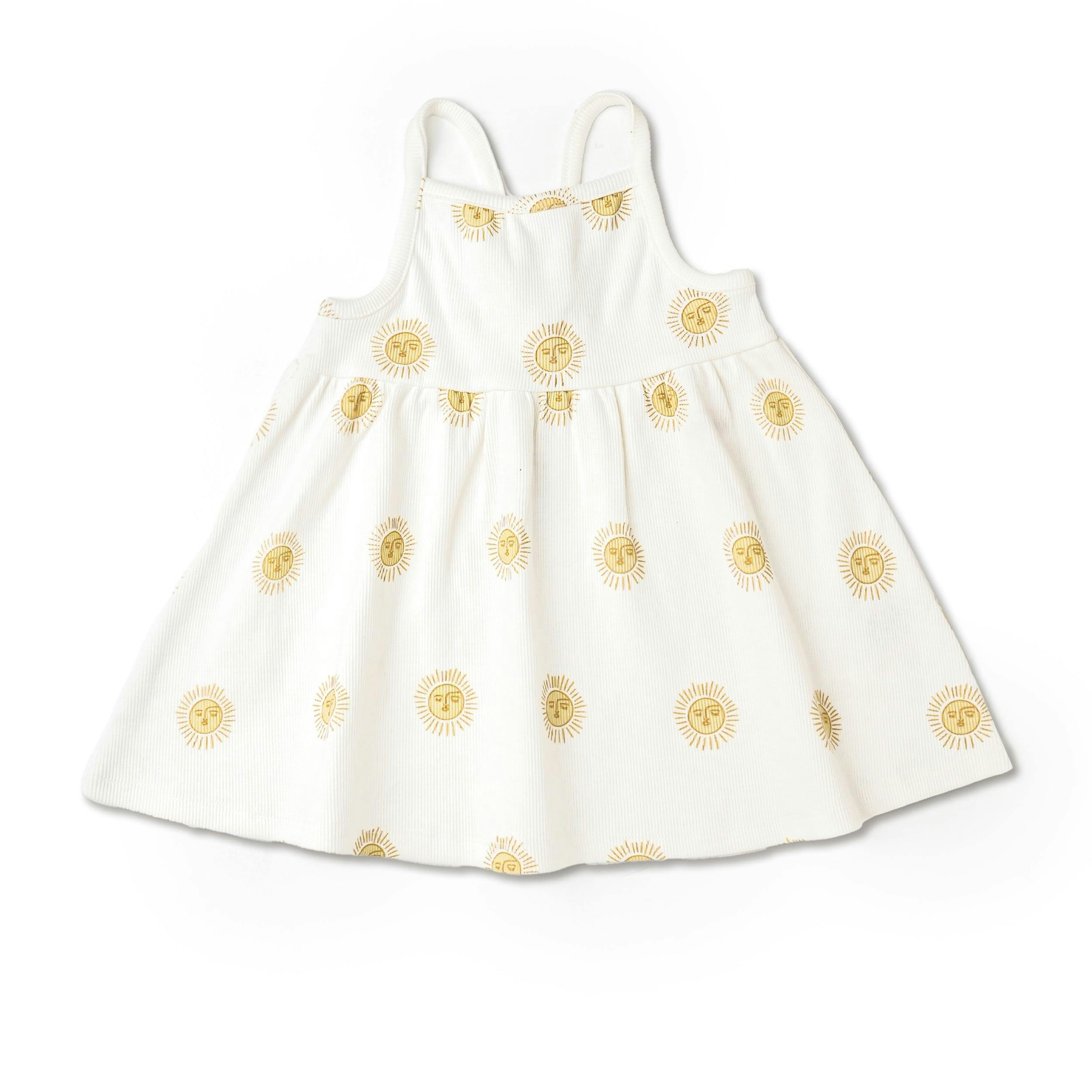 Organic Tie Back Strap Dress