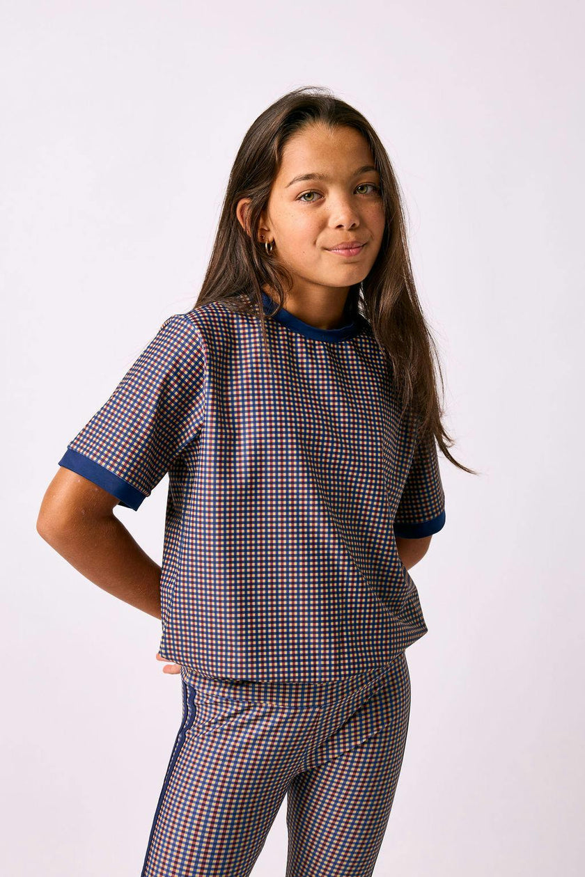 gingham dance tee