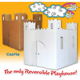 Blank Castle - Personalize a Cardboard Fort