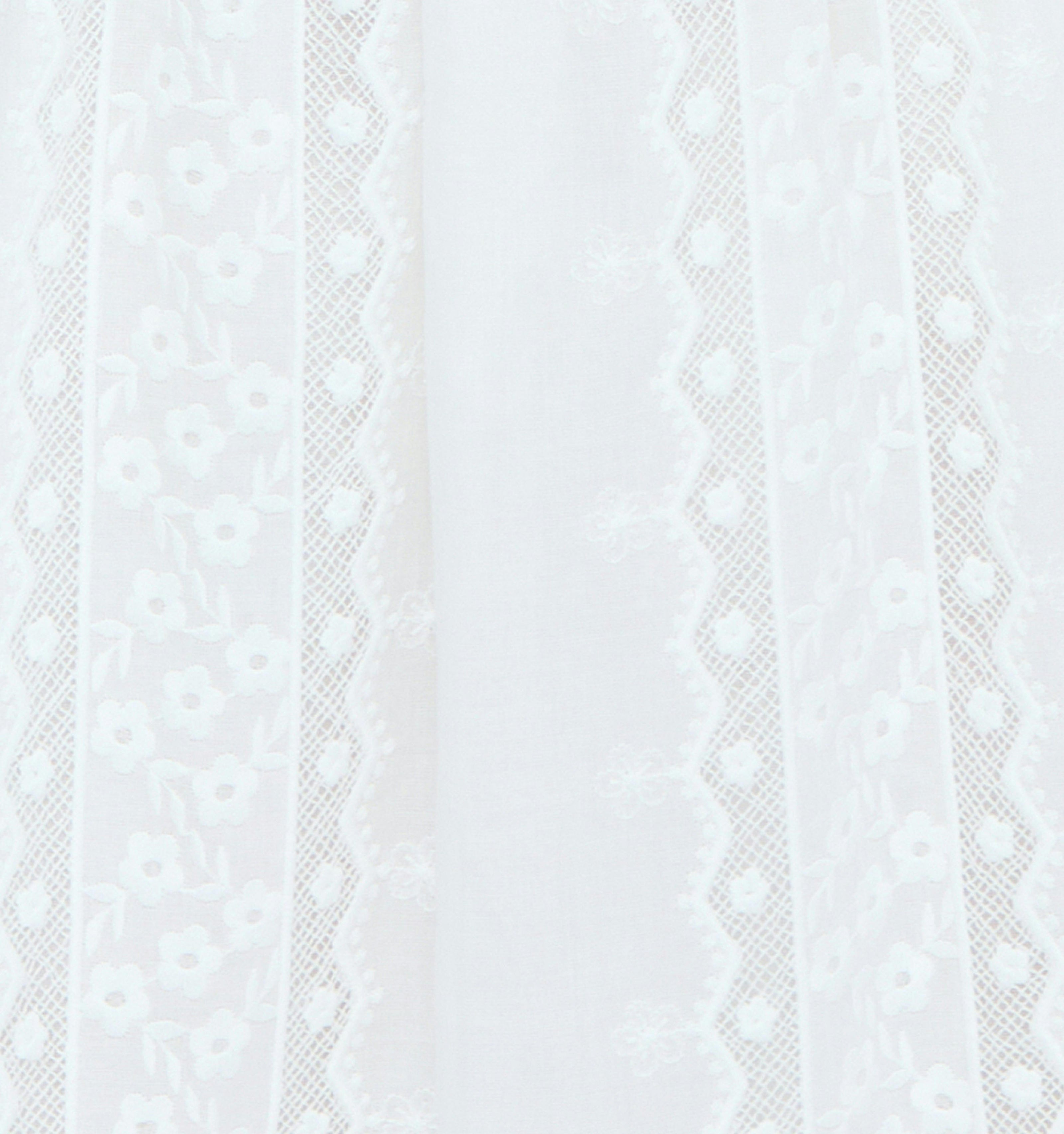 The Rosetta Nap Dress - White Broderie Voile