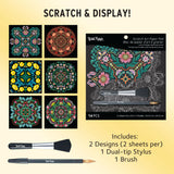 Brea Reese: Scratch Art Paper Pad - Mandala