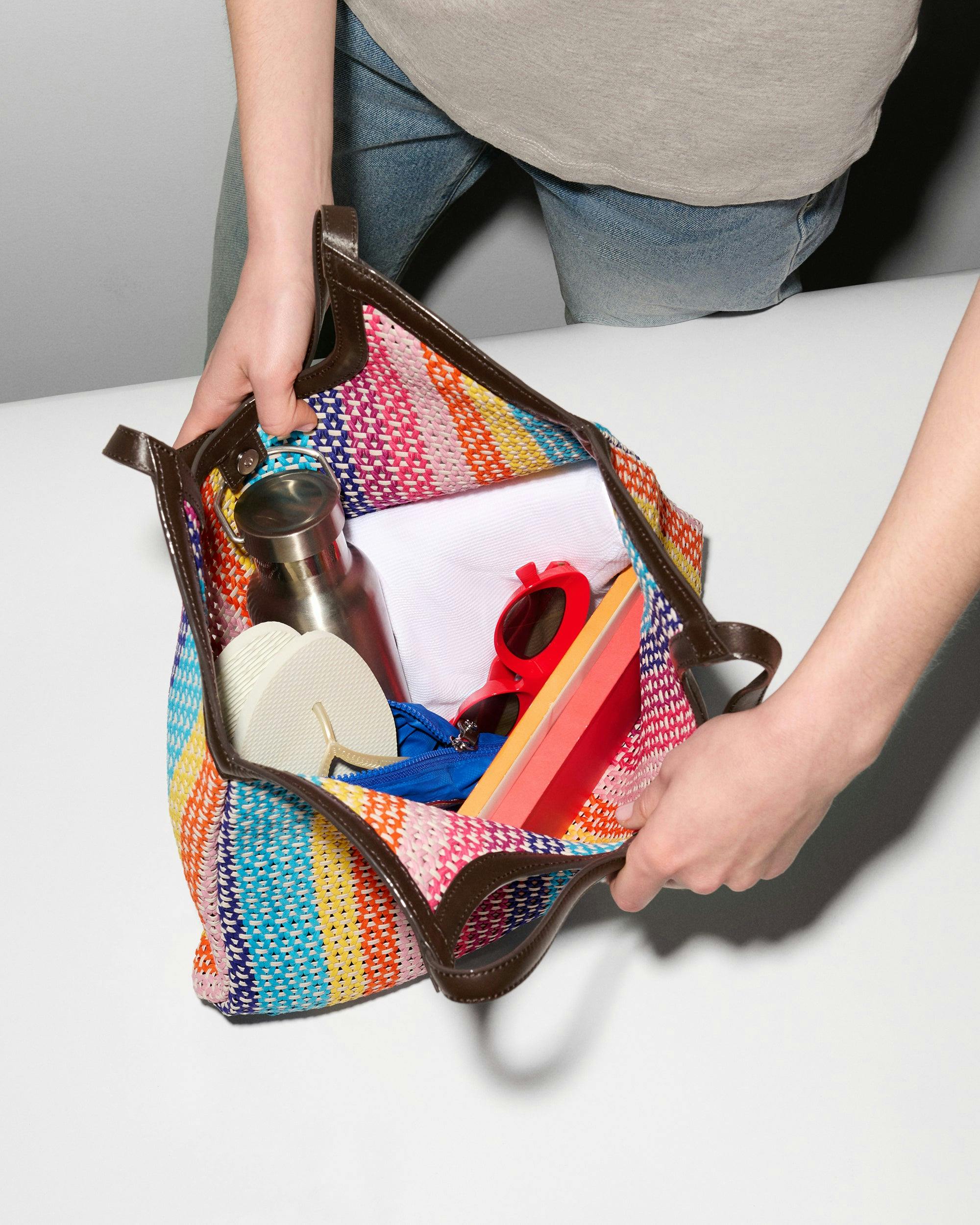 Feria Stripe Large Georgica Tote