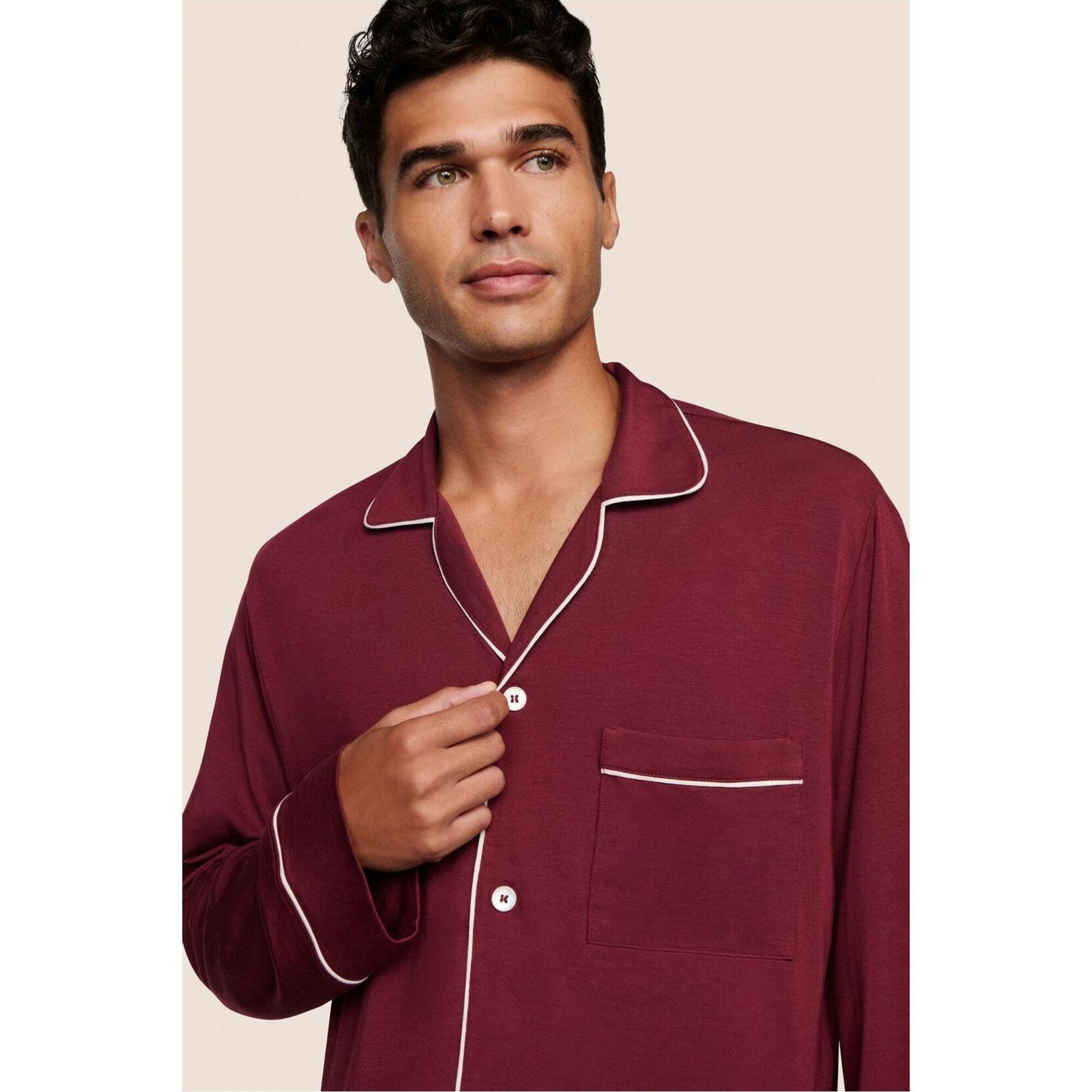 William TENCEL Modal PJ Set, Red