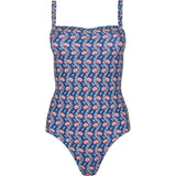 Women's Navy Primrose Low Back One Piece