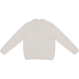 Argyle Fine Knit Collared Rounded V-Neck Sweater