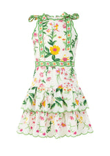 Kaylee Cotton Embroidered Mini Dress